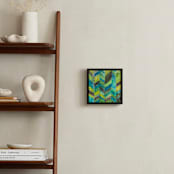 "Hudson" - Art Print in Chameleon Green by Stacy Kron - In a Room
