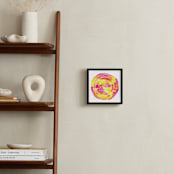 "Sun-Fire" - Art Print in sunny yellow by Kanika Mathur - In a Room