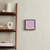 "Floral Way" - Art Print in Lavender by Christine Llewellyn - In a Room