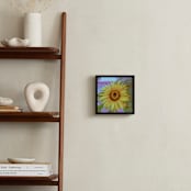 "Sunflower" - Art Print in sunflower yellow by Gail Schechter - In a Room