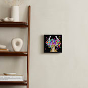 "The Decorated Deer" - Art Print in Woodland brown by Annie Bakst - In a Room