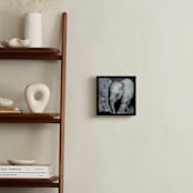 "Mommy's Baby Elephant" - Art Print in Graphite Gray by Jerry Winick - In a Room
