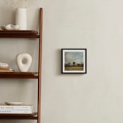"Cornfield on Farmington Avenue" - Art Print in Mustard by Andy Mars - In a Room
