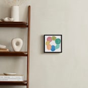 "Circle of Happiness" - Art Print in white by Pip Gerard - In a Room