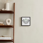 "Dragon Fly" - Art Print in Black and Green by Katrina Leandro - In a Room