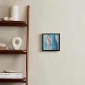 "Unrequited Color" - Art Print in Summer Sky Blue by Laura Viapiano - In a Room