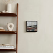 "North Country" - Art Print in light grey by Hadas Tal - In a Room
