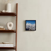 "Clouds and Snow 1" - Art Print in cloudy white grey by Jeff Vilkin - In a Room