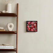 "Strawberried" - Art Print in Strawberry Red by The Tattered Traveler - In a Room