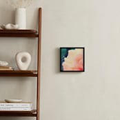 "sherbet rose" - Art Print in peach sherbet by Niki Digrigorio - In a Room