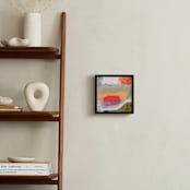 "Hopeless Wanderer" - Art Print in Orange by Amy Moen - In a Room
