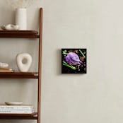 "Spring Noir 1" - Art Print in Deep Purple by Sarah Johnson - In a Room