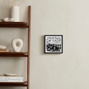 "A-mesh" - Art Print in Charcoal by Tanya Lee Design - In a Room