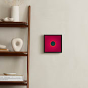 "Sun in the dust. Variations 16" - Art Print in Deep Red Dark Sun by Arash Fattahi Acosta - In a Room