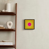 "Sun in the dust. Variations 13" - Art Print in Banana Pink by Arash Fattahi Acosta - In a Room