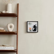 "Ohm" - Art Print in Peach by Lindsay Megahed - In a Room