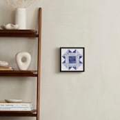 "folded" - Art Print in blue pen by Leanne Friedberg - In a Room