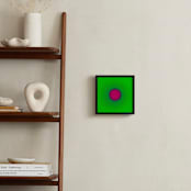 "Sun in the dust. Variations 10" - Art Print in Chroma Green by Arash Fattahi Acosta - In a Room