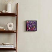 "Perfect Potpourri Bouquet" - Art Print in Perfect Purple by Mariecor Agravante - In a Room