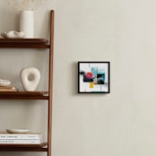 "A Study of Shapes" - Art Print in Hot Pink by Augusto Paolo Bringas Dizon - In a Room