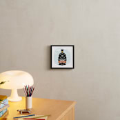 "T is for Train" - Personalized Art Print in Coal by Anupama - In a Room
