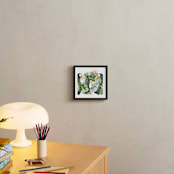 "Toucan jungle family" - Art Print in jungle green by Lulaloo - In a Room