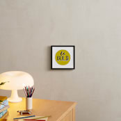 "Be Bold" - Art Print in Chartruese by Kelly Nasuta - In a Room