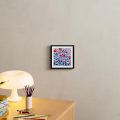 "Morning Flowers" - Art Print in Orange Sun by JW Solomon - In a Room