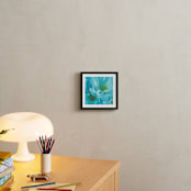 "Petal-Floret Cosmos" - Art Print in Blueberry Cheesecake Blue by Mariecor Agravante - In a Room