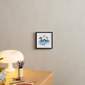 "Loch Ness" - Art Print in Deep Ocean by Katie Zimpel - In a Room