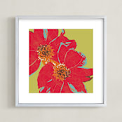 "Dahlia" - Art Print in Tropical by Dreaming Inspirations - Framed