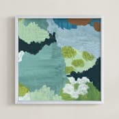 "Nishna 2" - Art Print in Night by Meg Gleason - Framed