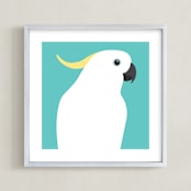 "Hey, You Looking At Me? II" - Art Print in Vibrant Tones by IGGI - Framed