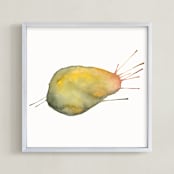 "Metamorphosis 2" - Art Print in Deep Yellow by Amy Moen - Framed