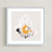"Desert Fox" - Art Print in Desert by Kayla King - Framed