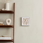 "In A Row" - Art Print in Warm Blush by Annie Clark - In a Room