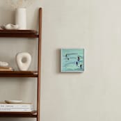 "Waiting, Malibu 2012" - Art Print in Ocean Blue by Annie Seaton - In a Room