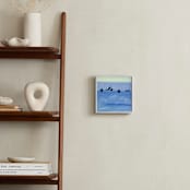 "Waiting For Swell, 2010" - Art Print in cerulean by Annie Seaton - In a Room