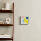 "Sometimes I Wish Beginnings Were Ends" - Art Print in Yellow by Jaime Derringer - In a Room