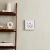 " Love Everywhere" - Art Print in Red by Mansi Verma - In a Room