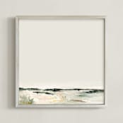 "Beckett" - Art Print in Green by Mande Calhoun - Framed