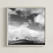 "munro" - Art Print in Ash by Kamala Nahas - Framed