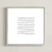 "Arrows" - Art Print in ebony by Waldo Press - Framed