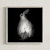 "Heartbreak Shallot 3" - Art Print in Black and White by AMANDA LOMAX - Framed