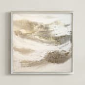 "Ritualized Quartz 2" - Art Print in Golden Creme by Teodora Guererra - Framed