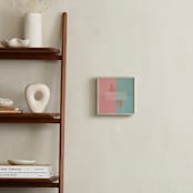 "diving into tables" - Art Print in Pink Blue by Jacob Loafman - In a Room