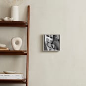 "Windows" - Art Print in Silver Exterior by Sadye Sagov - In a Room
