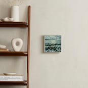 "Silver and Gold" - Art Print in Seattle Gray by Kelly Johnston - In a Room