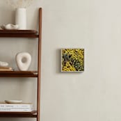 "Palm Tree Fronds" - Art Print in Palm Tree Green by Mariecor Agravante - In a Room