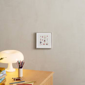 "Bugs Squared" - Art Print in Sand by Dawn Jasper - In a Room